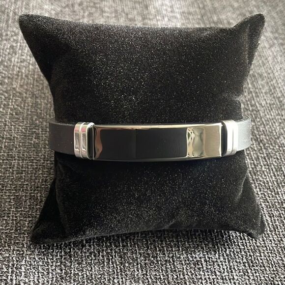 BLACK STAINLESS Steel Bracelet - Picture 3 of 5